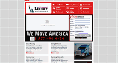 Desktop Screenshot of libertymovinggroup.com